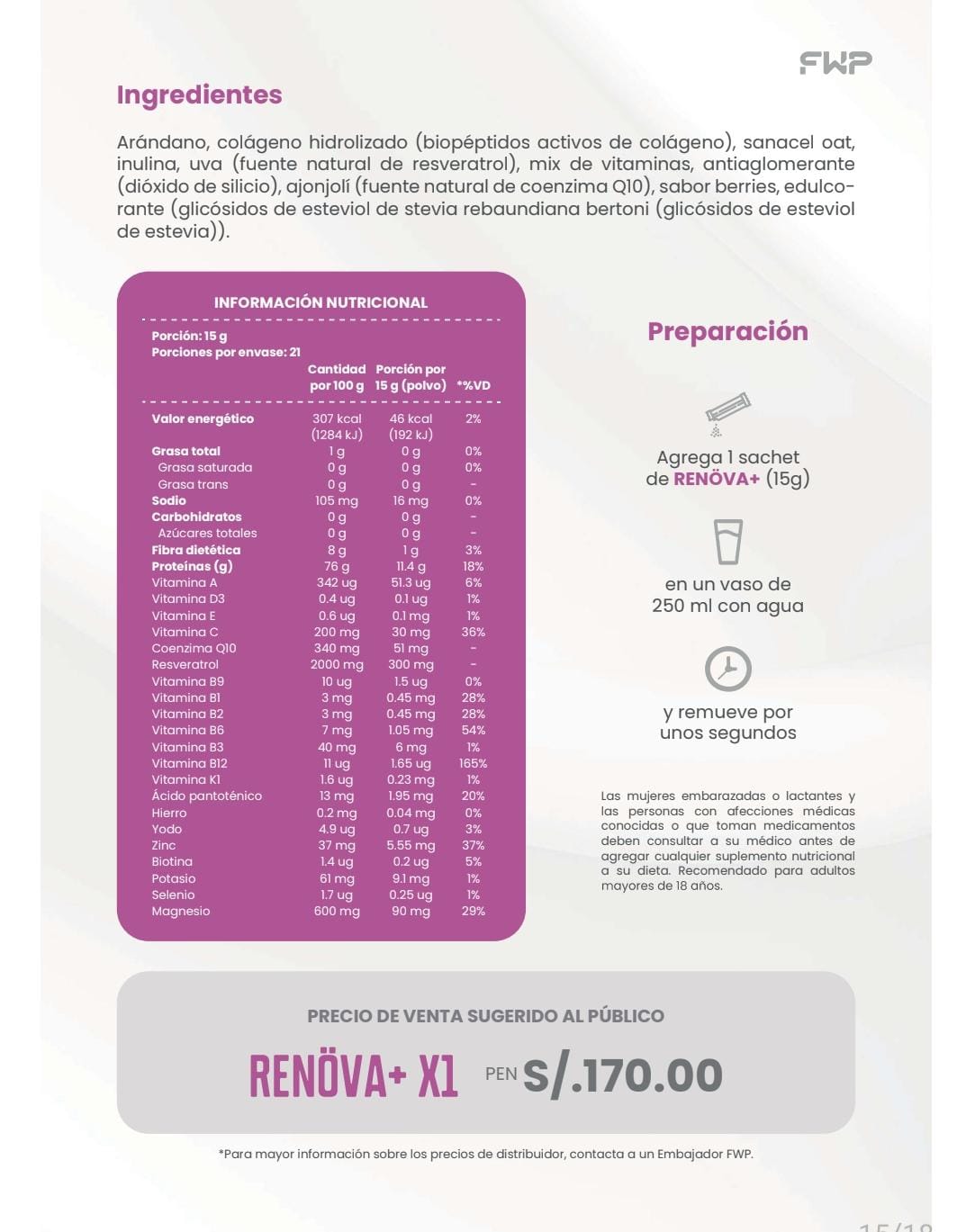 RENÖVA+ – Dosis Diaria de Juventud