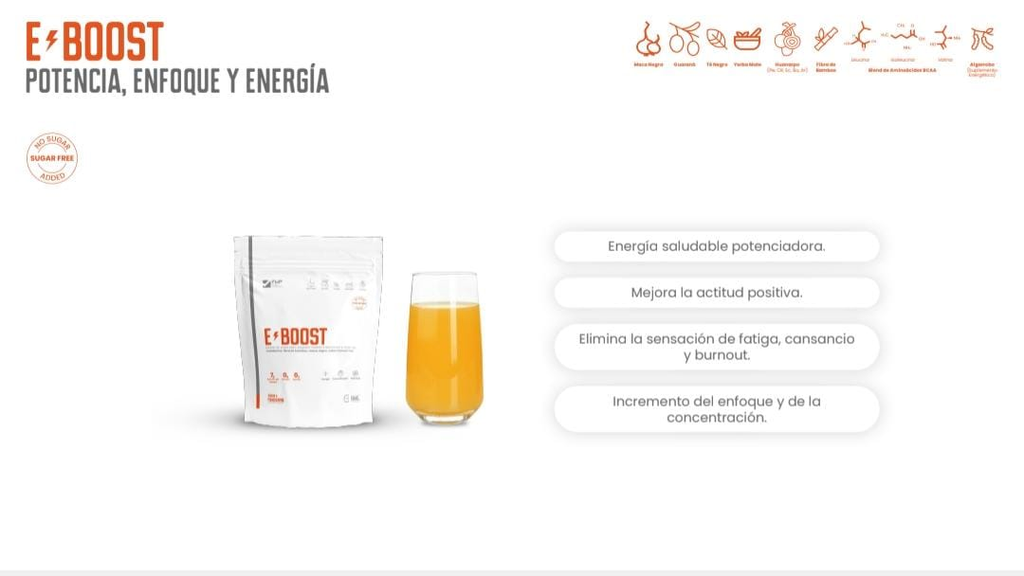 E-BOOST presentación producto y beneficios