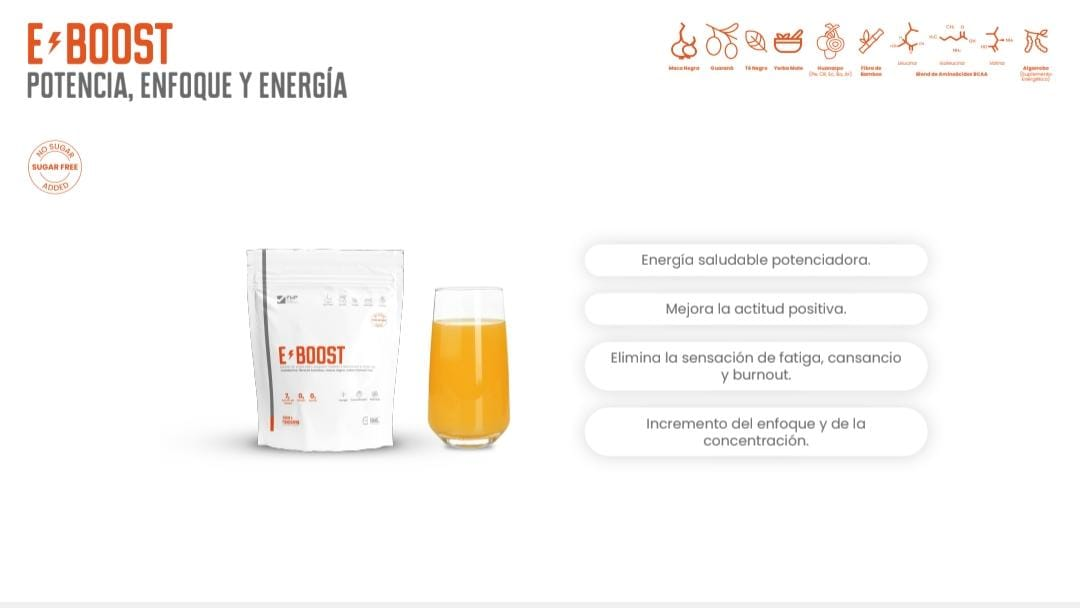 E-BOOST presentación producto y beneficios