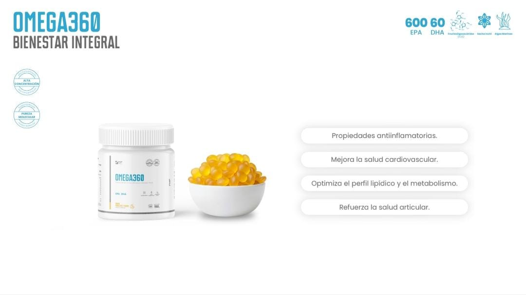 OMEGA360 – presentación gomitas y beneficios